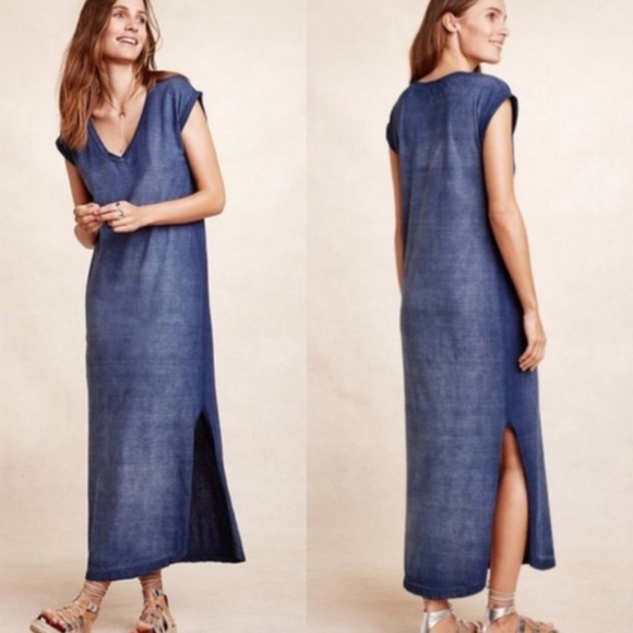 Anthropologie Dresses & Skirts - Anthropologie Cloth & Stone Nila Shirt Maxi Dress